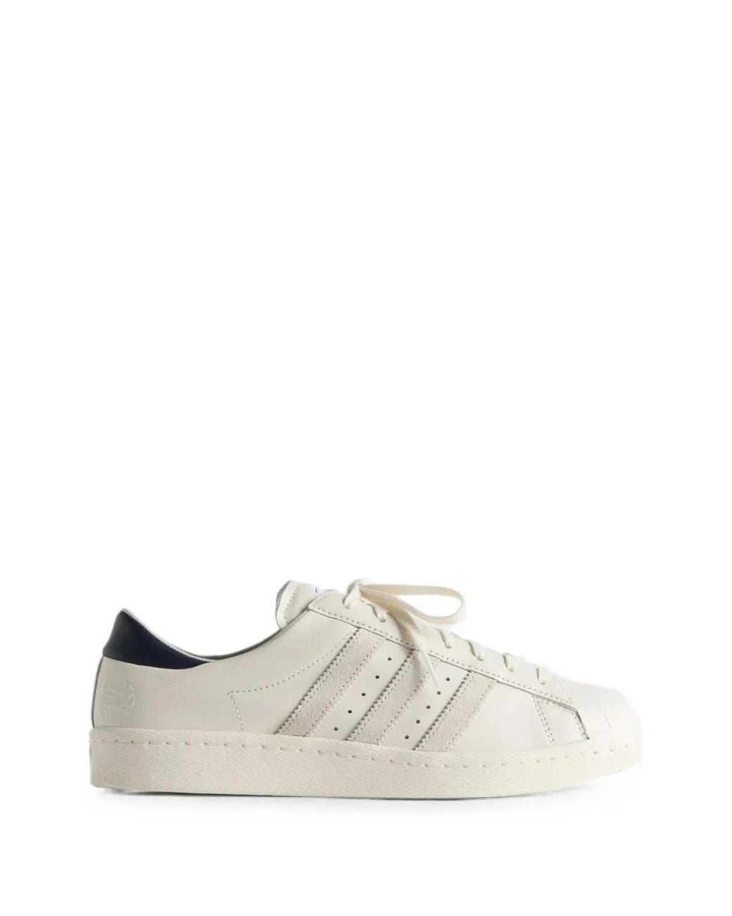 Adidas White X Kith X Lionel Messi Superstar Shell-Toe Sneakers for men