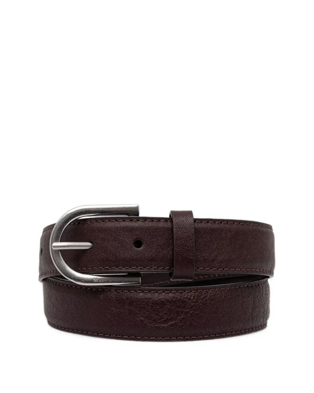 Marc O' Polo Brown Jill Buckle-Fastening Leather Belt