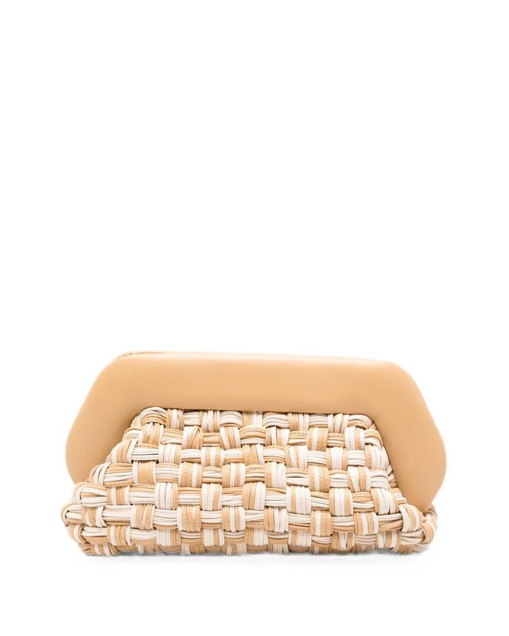THEMOIRÈ Natural Bios Woven Clutch Bag