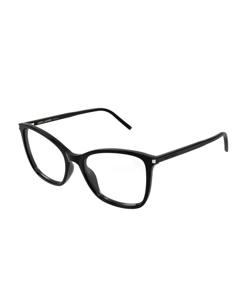 Saint Laurent Brown Geometric Glasses
