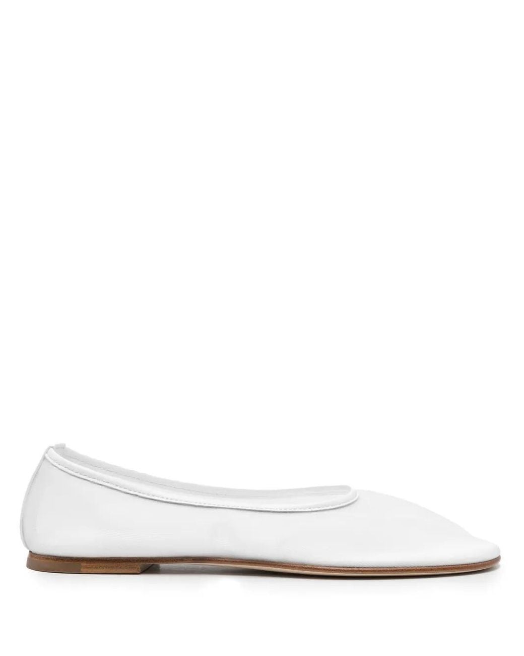Dear Frances White Balla Mesh Ballet Flats