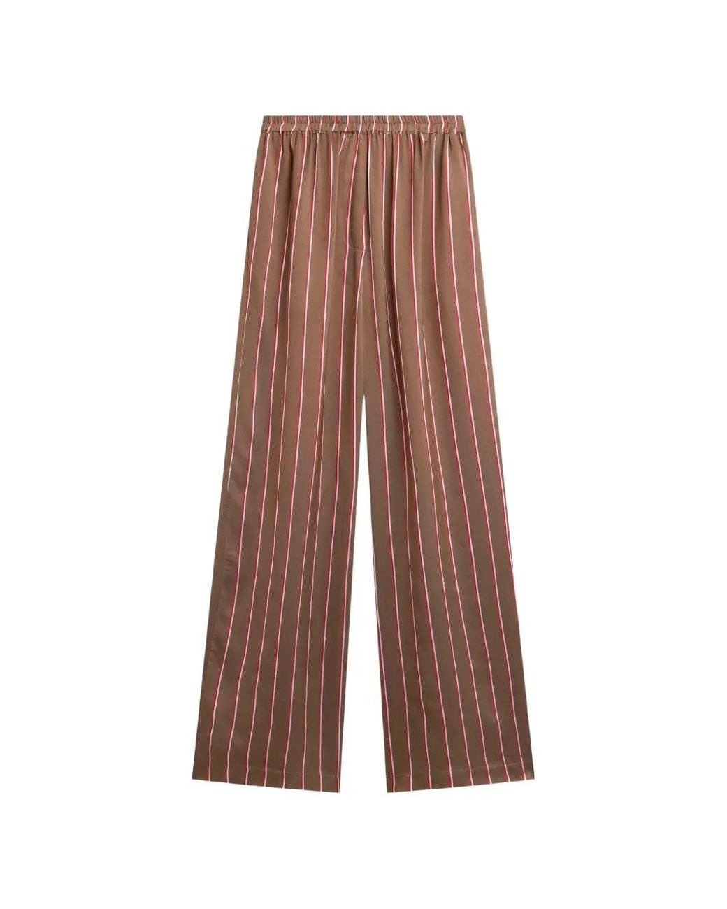 Frankie Shop Brown Baxter Fluid Track Pants