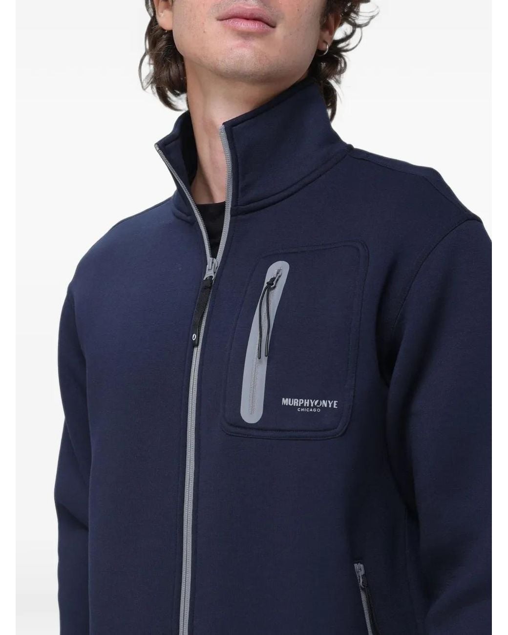 Murphy & Nye Pullover Mit Stehkragen in Blue für Herren