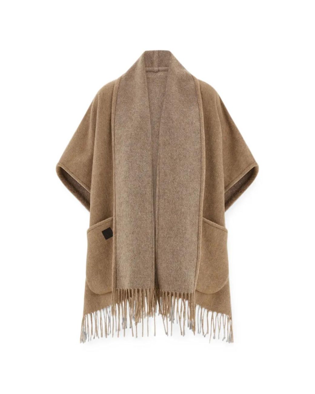 Ferragamo Natural Cashmere Cape