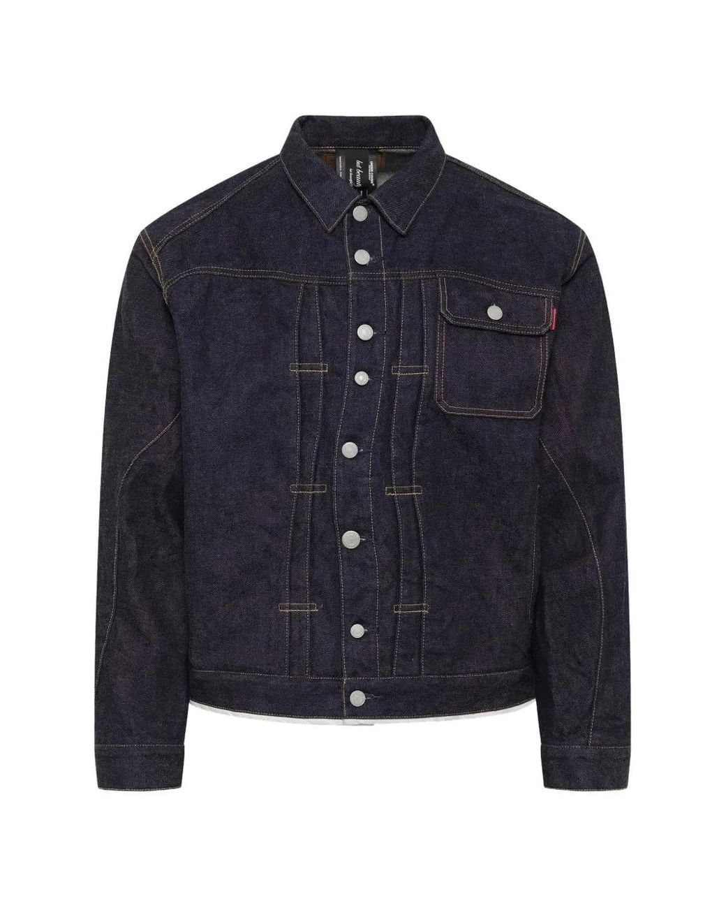 Undercover Blue Relaxed-Fit Denim Jacket for men