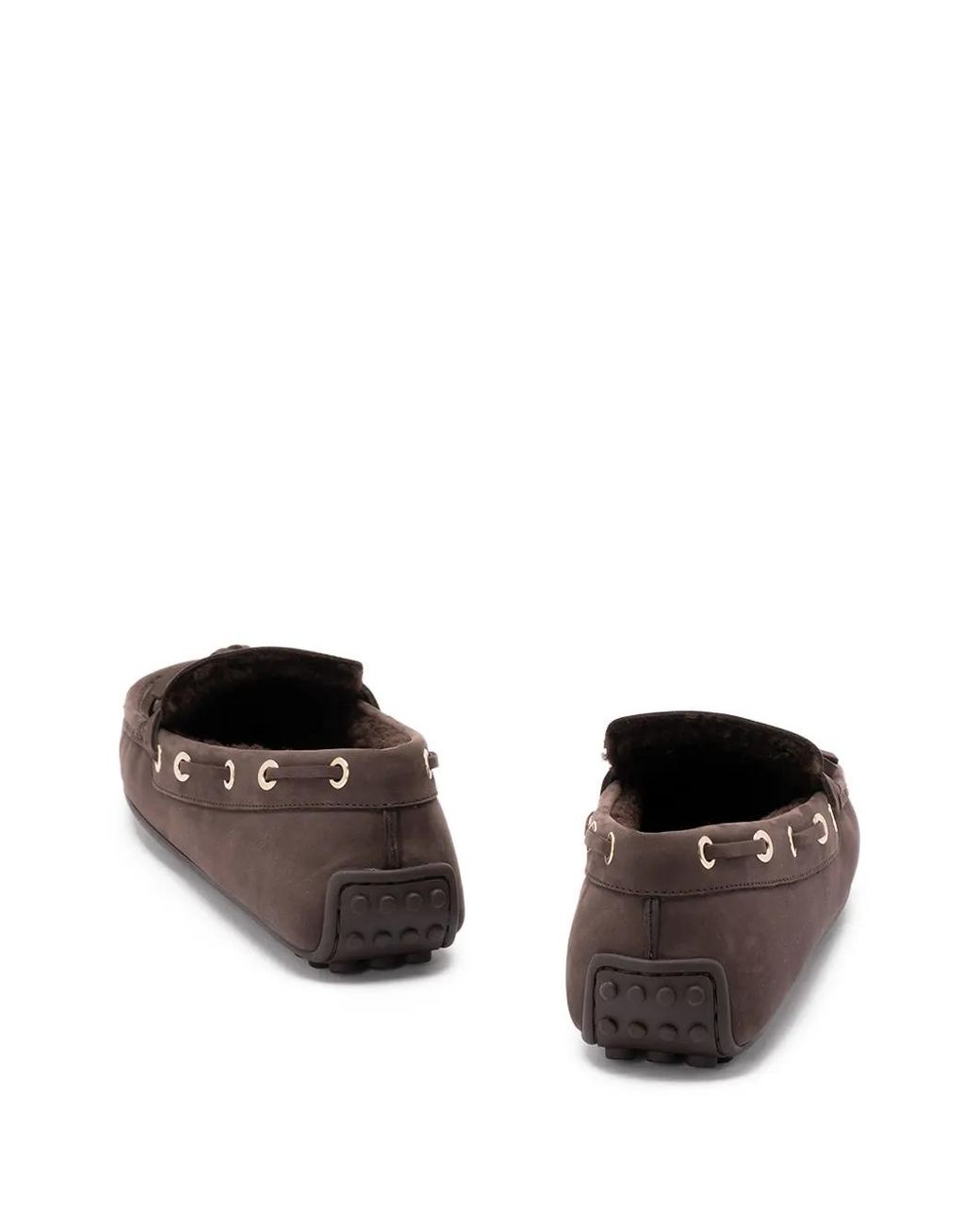 Tod's Brown Flat Shoes
