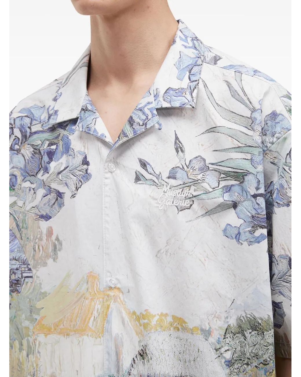 Musium Div. White Cotton Shirt for men