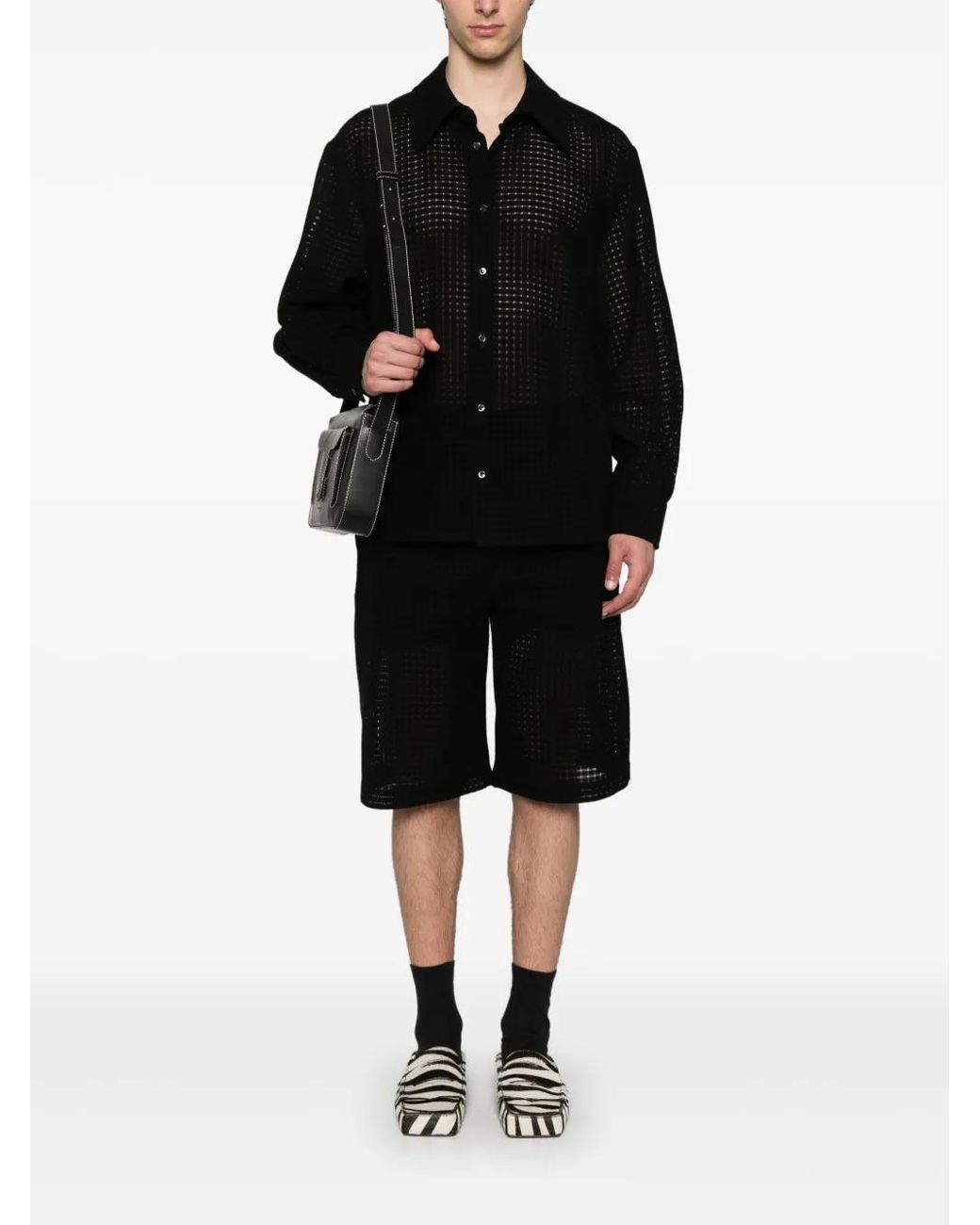 Séfr Black Marlo Shorts for men