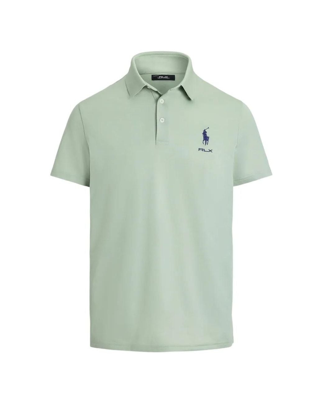 Ralph Lauren Green Logo-Embroidered Polo Shirt for men