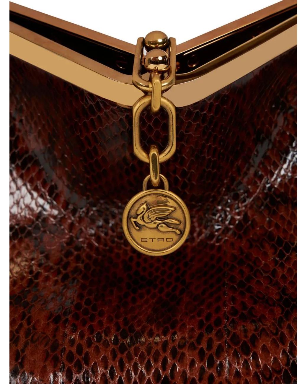Etro White Medium Vela Bag