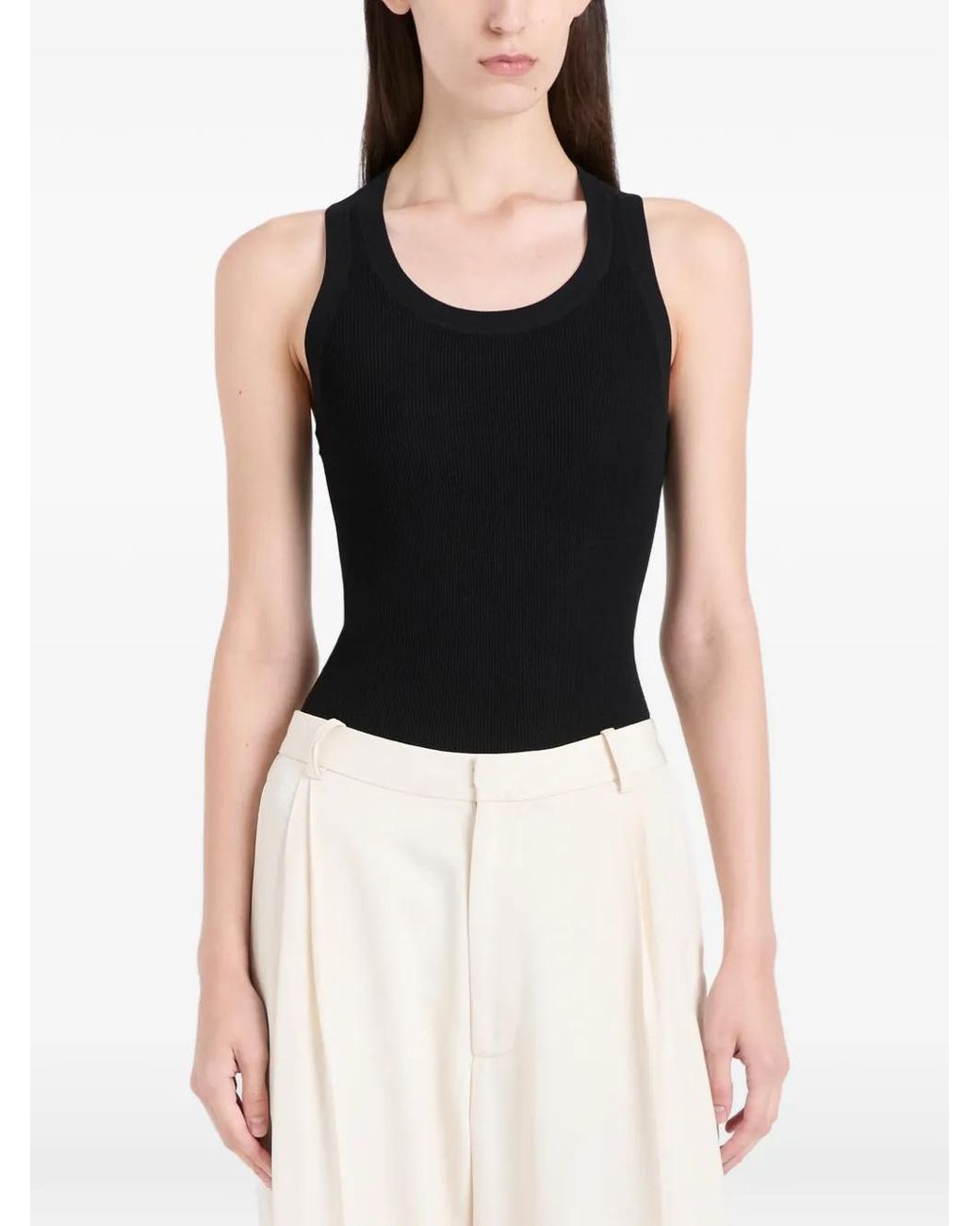 Proenza Schouler Black Roberts Tank Top