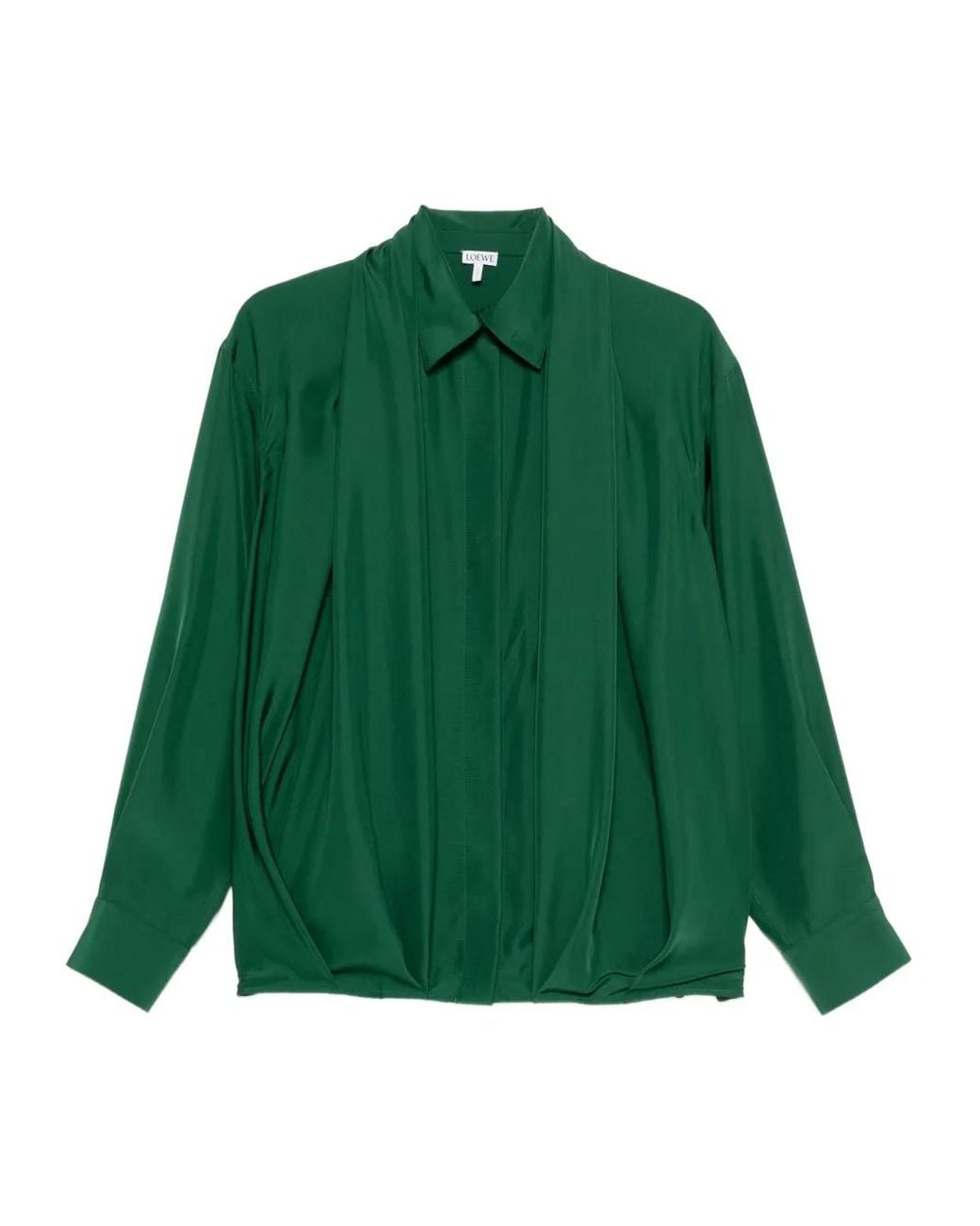 Camisa Plisada Loewe de color Green
