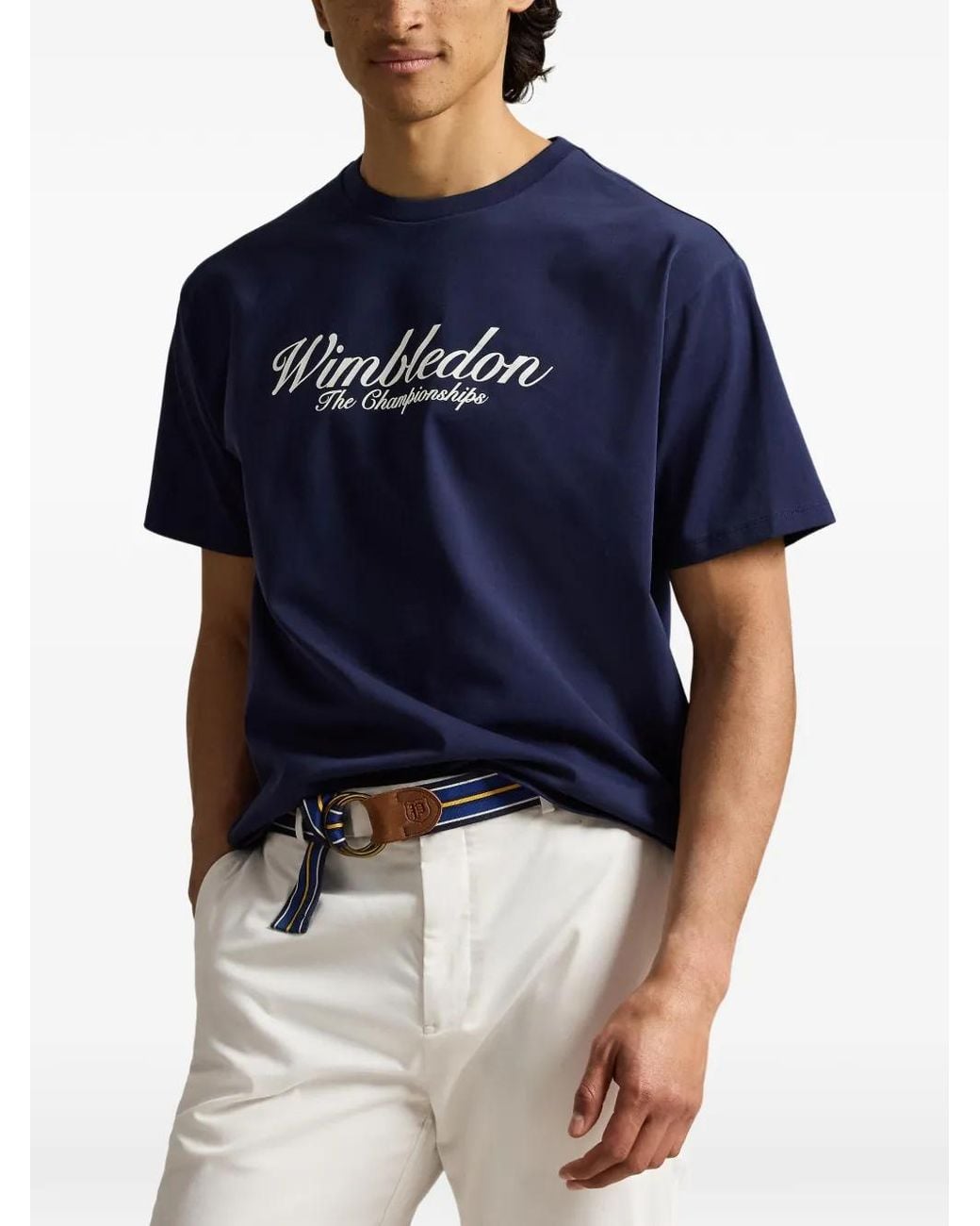 Polo Ralph Lauren Blue Refined Mini Knit T-Shirt For for men