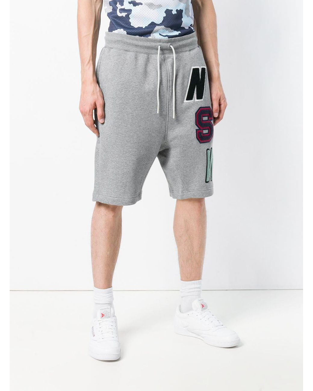 Nike Nsw Sportswear Fleece Shorts in Gray for Men | Lyst