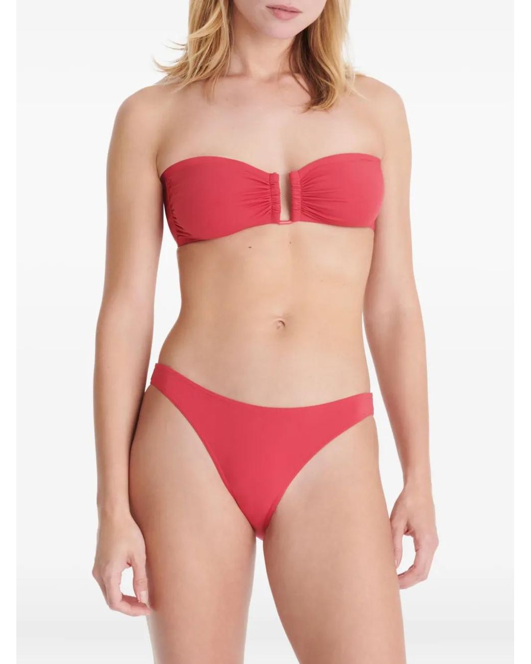 Eres Red Show Bikini Top