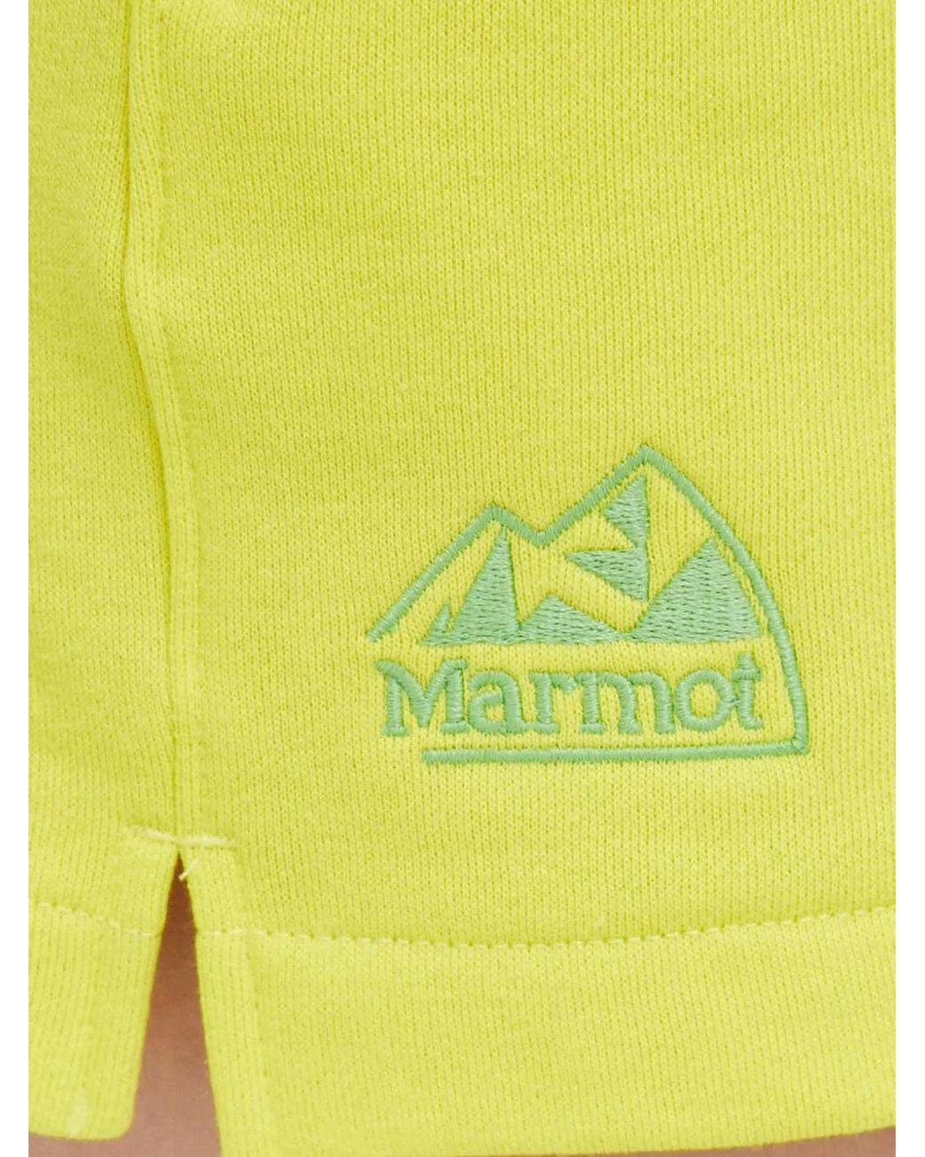 Marmot White Short À Logo Brodé Et Lien De Resserrage