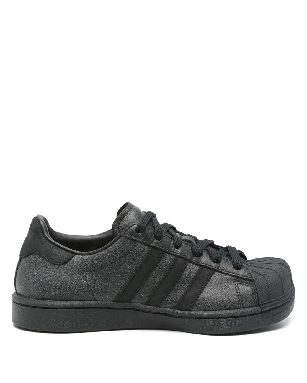 Adidas Black X Avavav Superstar Leather Sneakers