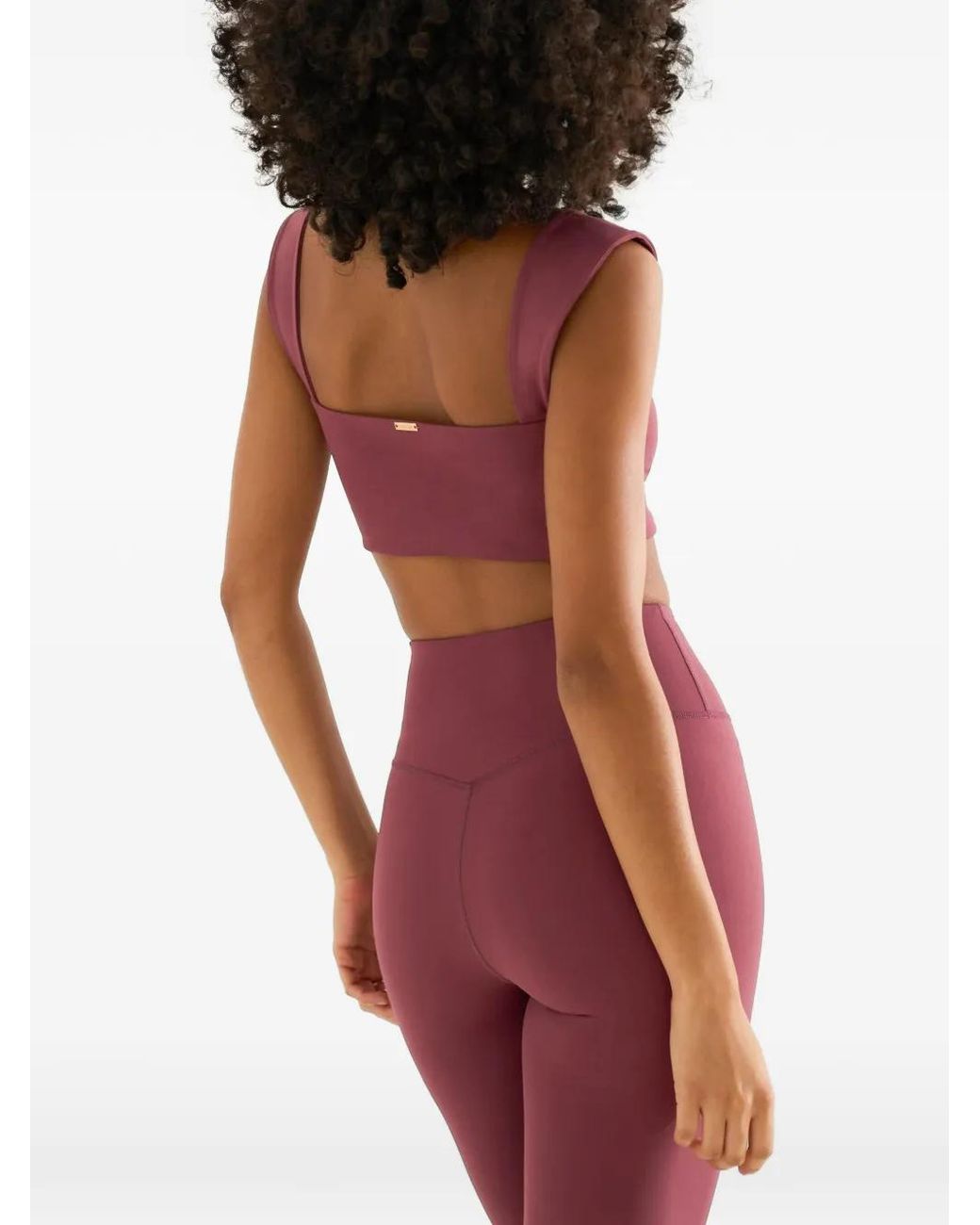 AMADAWEAR Red Bonita High-Rise Leggings