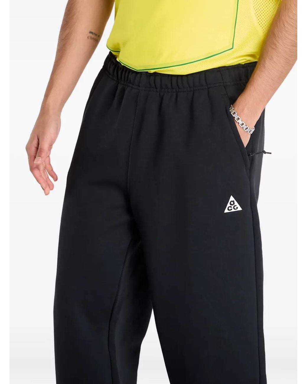 Nike Blue Acg "Tuff Fleece" Track Pants for men