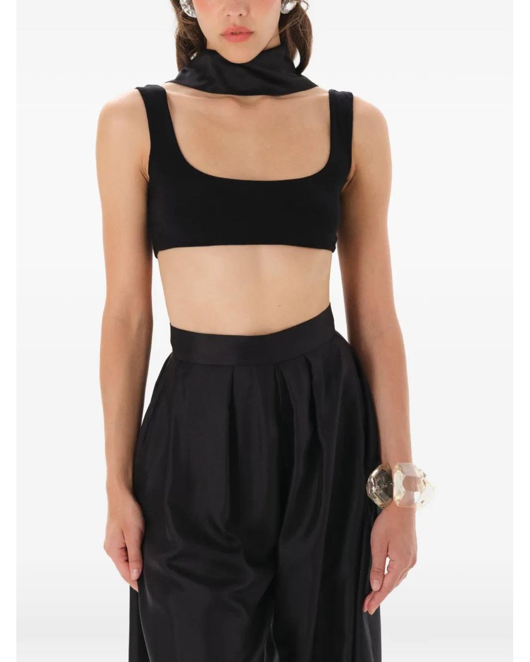 MANURI Camille Top in Black | Lyst