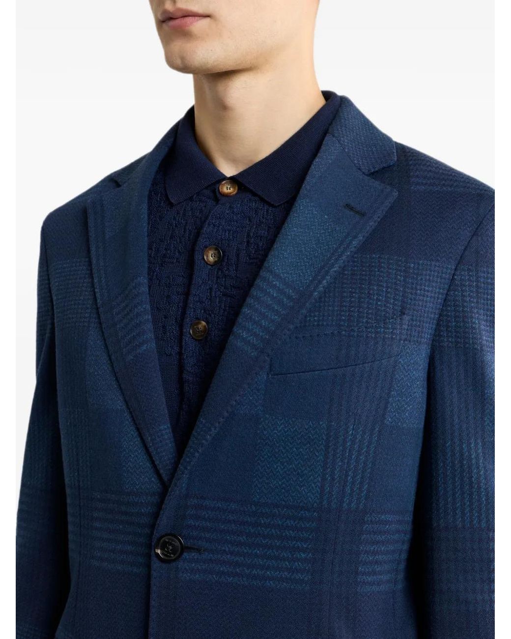 Cappotto di Etro in Blue da Uomo