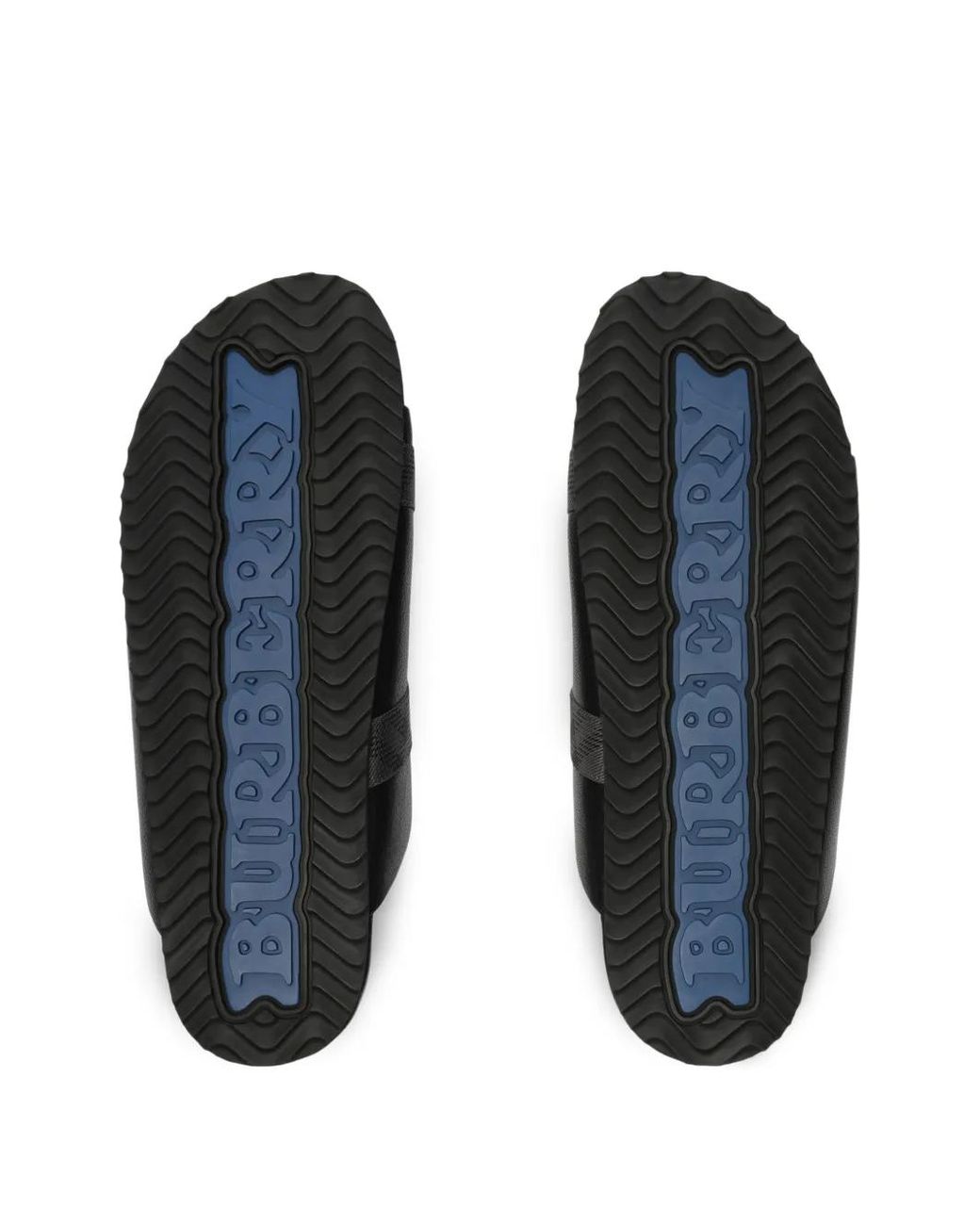 Burberry Black Leather Urchin Sandals for men