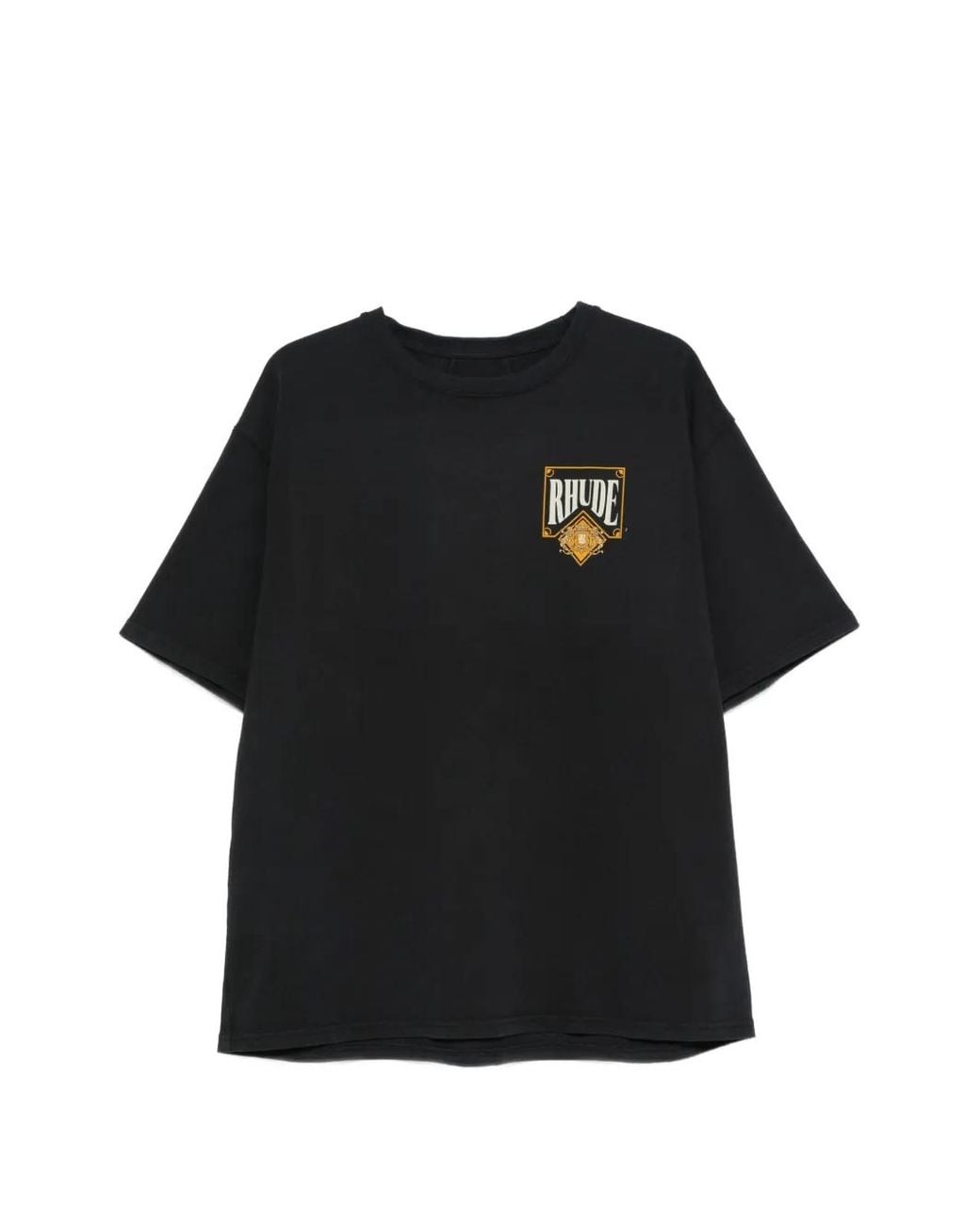Rhude Black Playing Card T-Shirt for men