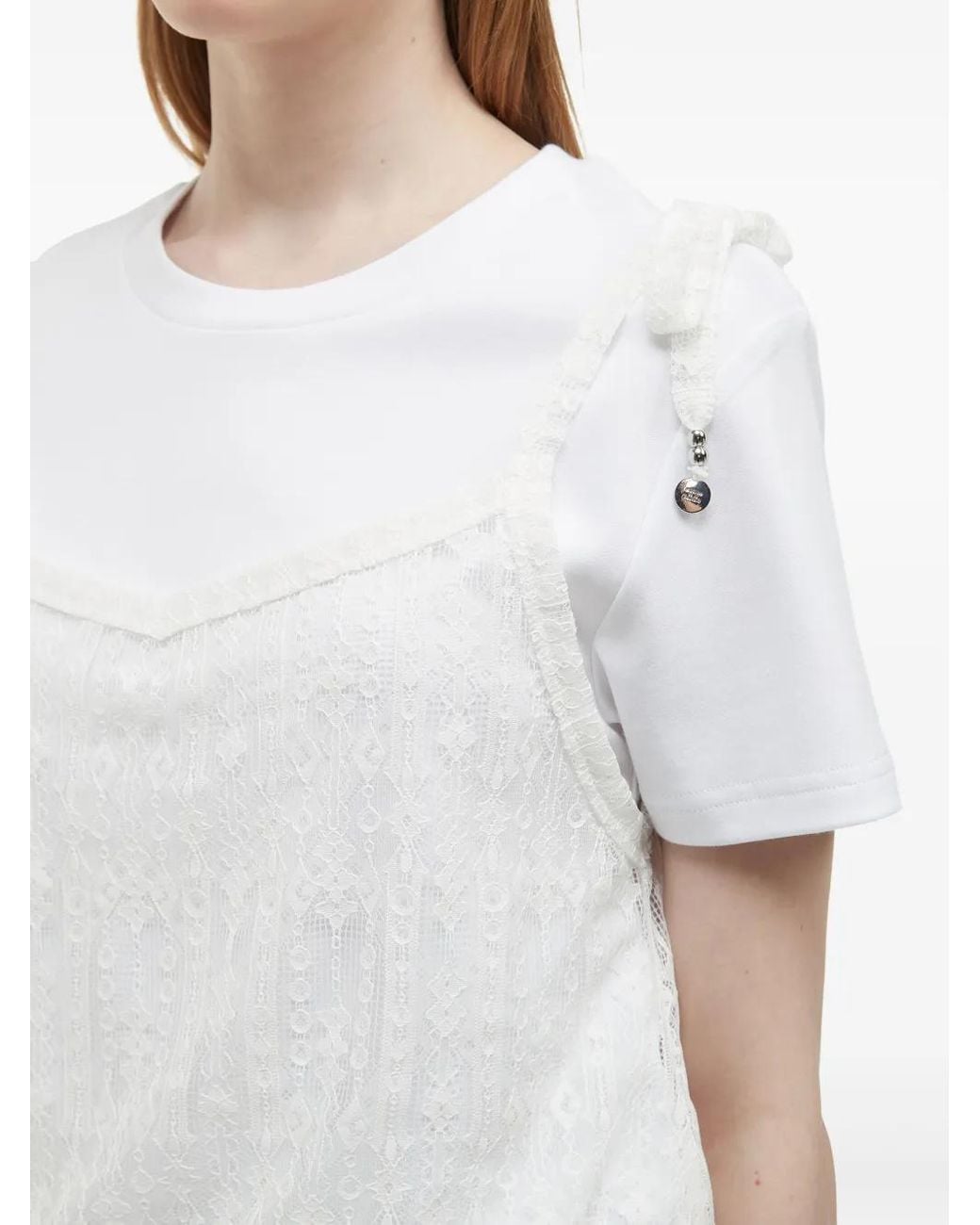 Musium Div. White Layered Top