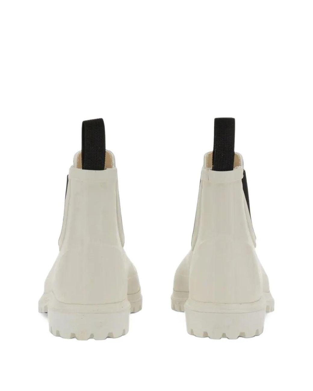 Superga White 798 Rain Boots