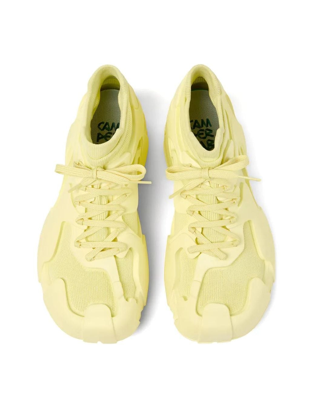 Baskets Tossu CAMPERLAB en coloris Yellow