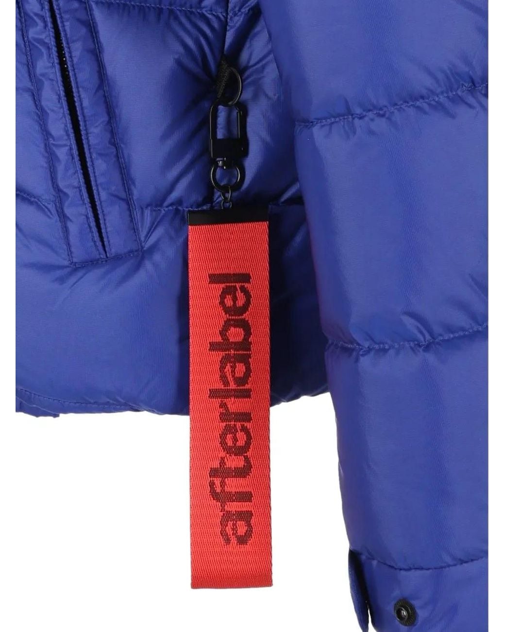AFTER LABEL Blue Verbier Quilted Hooded Jacket for men