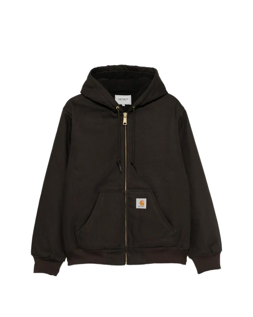 Carhartt Black Veste Zippée À Capuche for men