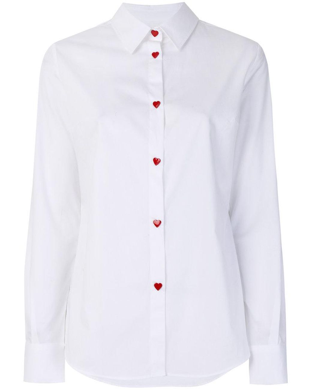 Moschino heart discount button shirt