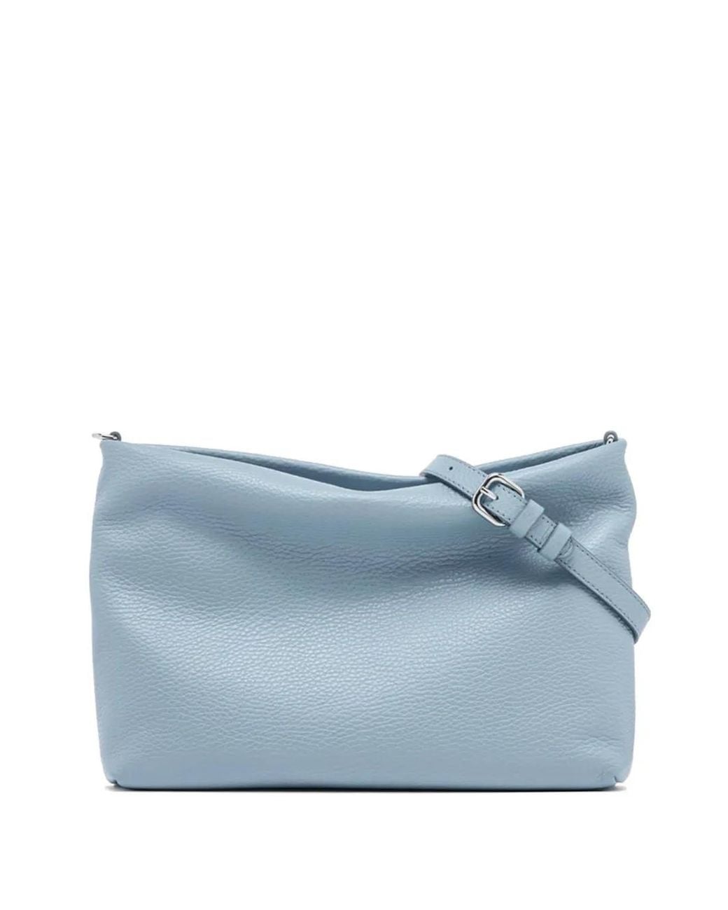 Gianni Chiarini Blue Leather Clutch Bag