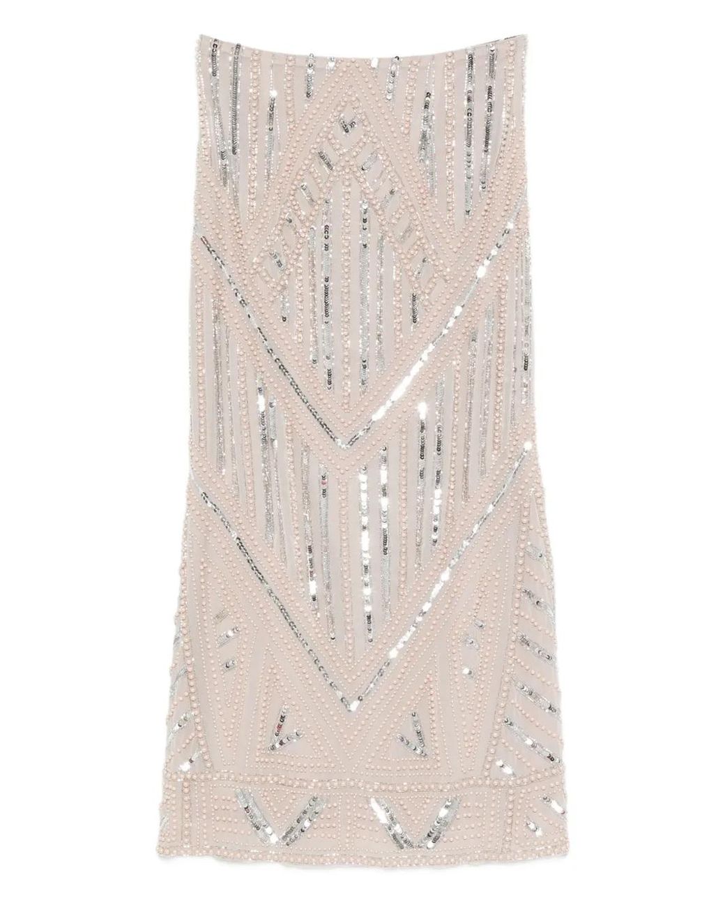 Forte_forte Natural Embroidered Long Skirt