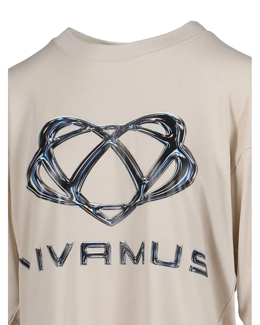 VIVAMUS White Logo-Print T-Shirt