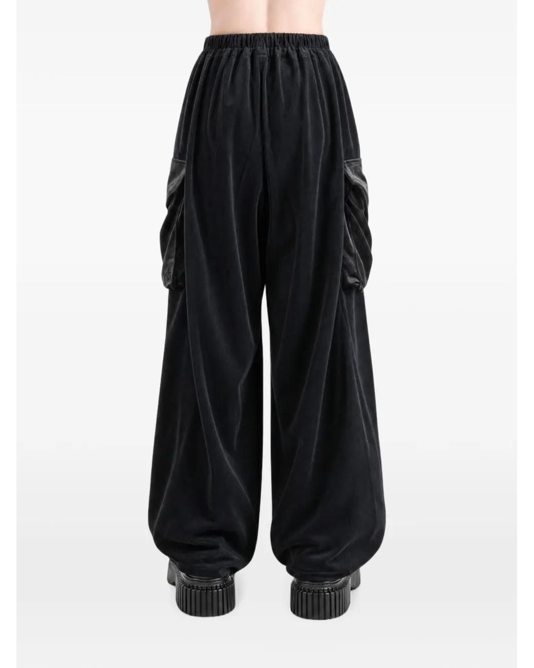 Y-3 Black Drawstring Cargo Pants