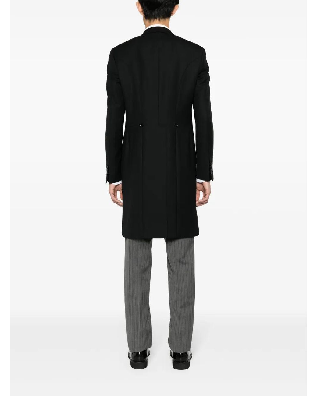 Canali Black Single-Breasted Wool Suit for men