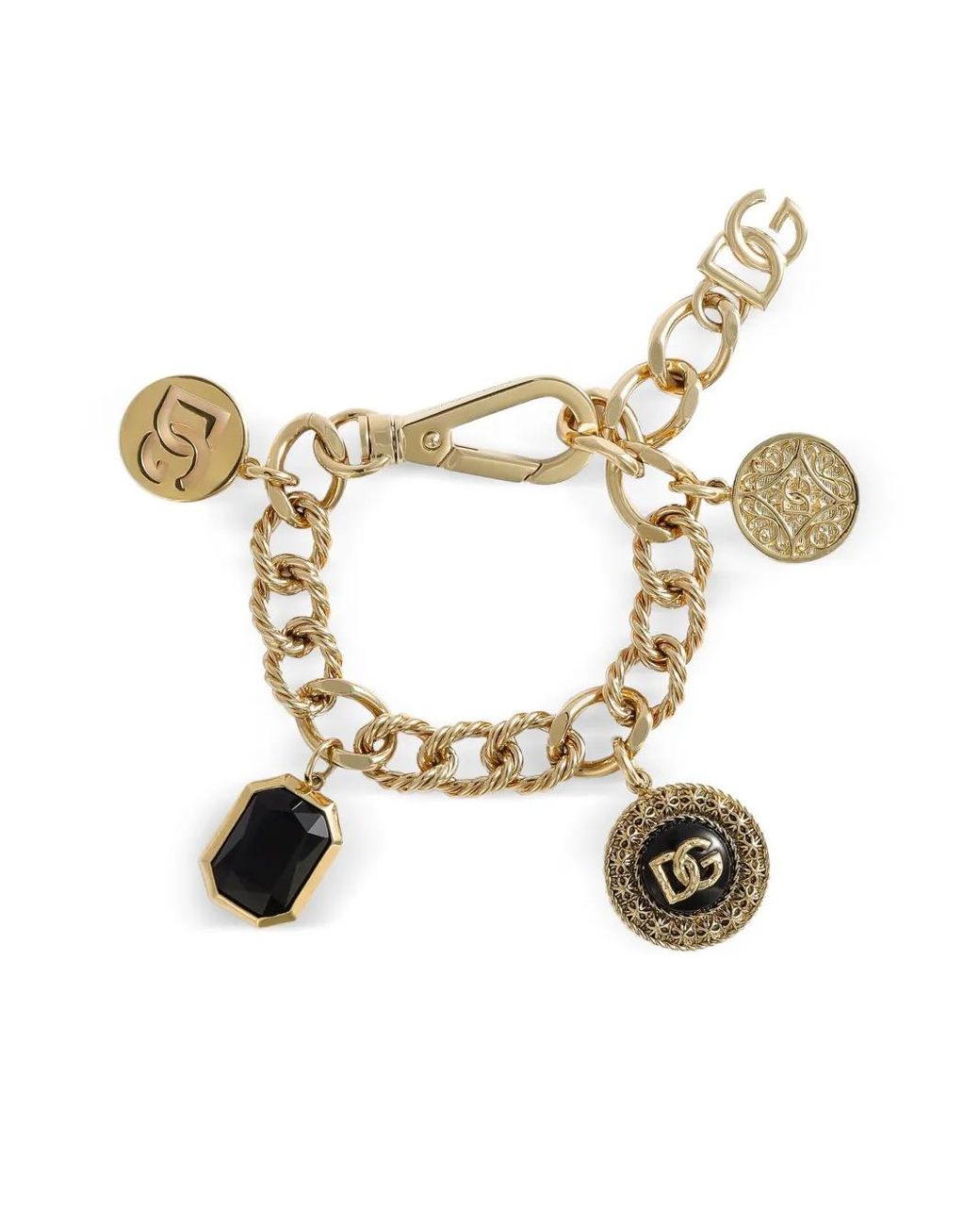 Dolce & Gabbana Metallic Like A Virgin Charms Bracelet