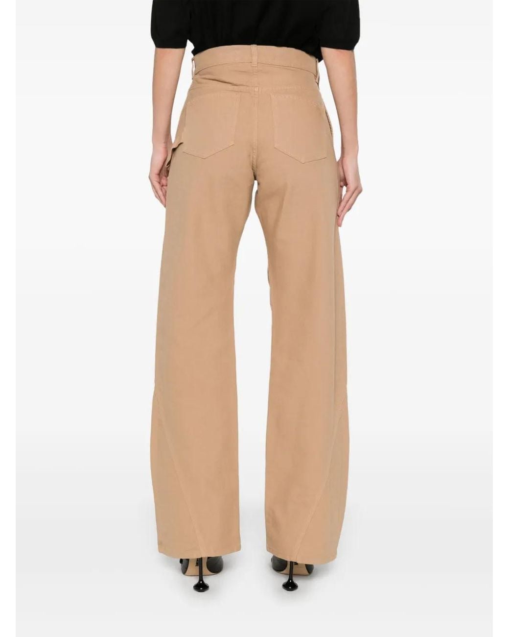 J.W. Anderson Natural Twisted Workwear Trousers