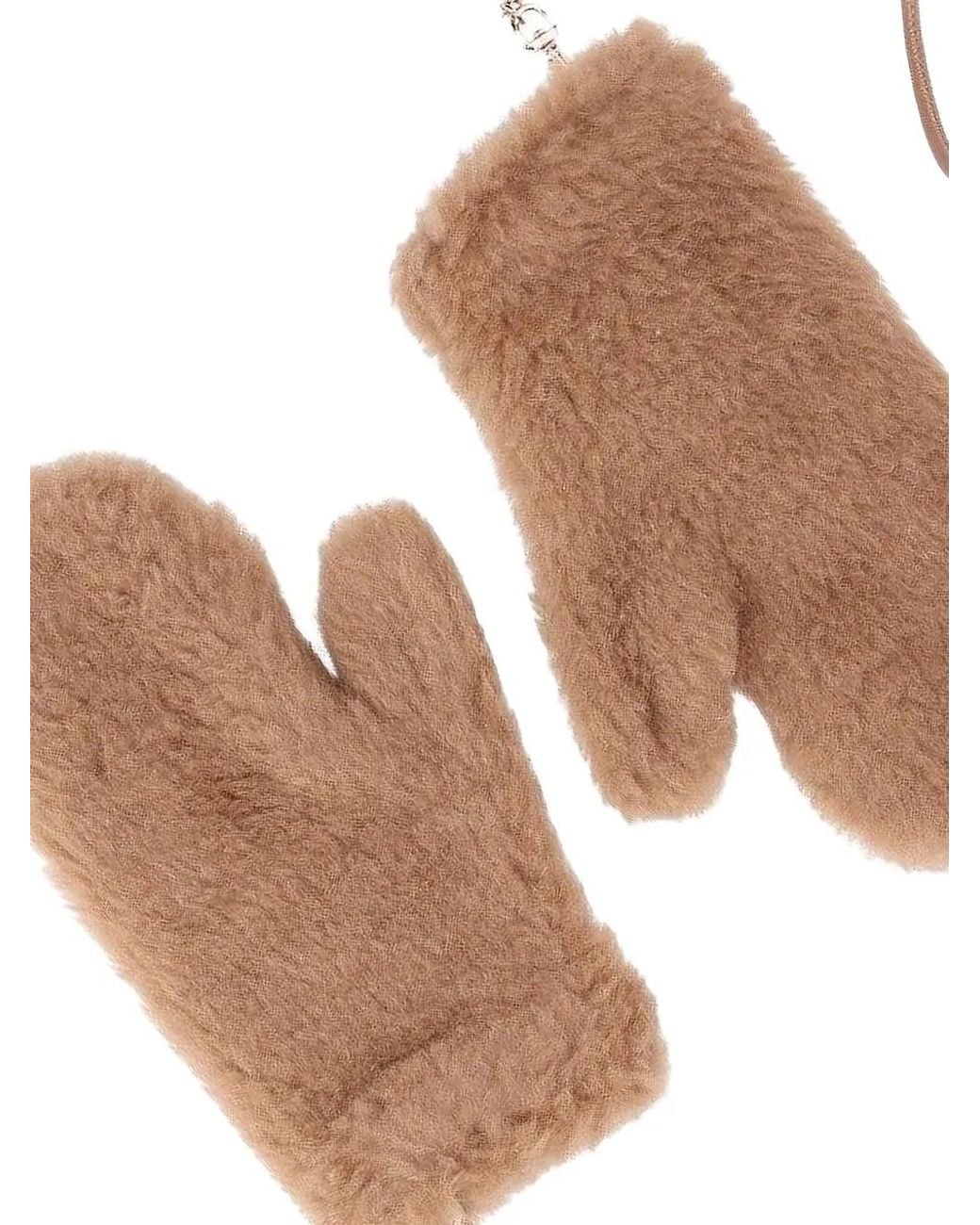 Max Mara White Ombrat2 Gloves