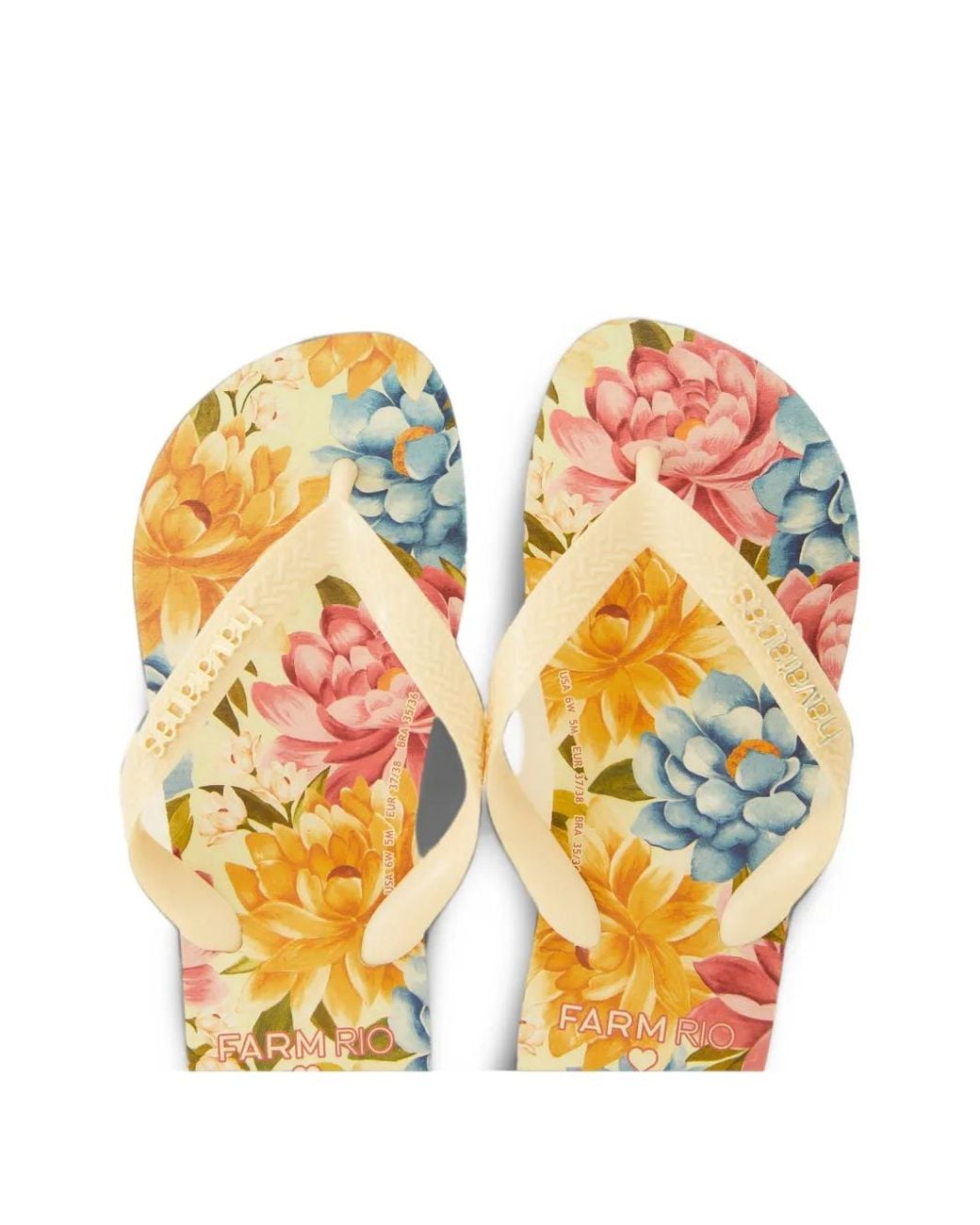 Farm Rio Yellow X Havaianas Soft- Rebeca Bloom Havaianas