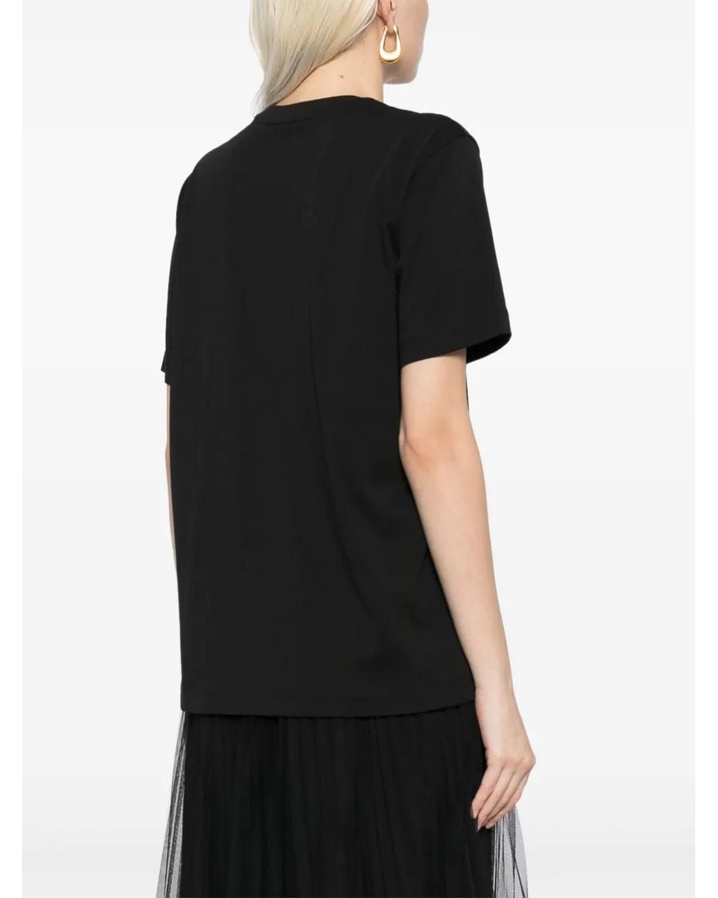 JNBY Black Crystal-Embellished T-Shirt