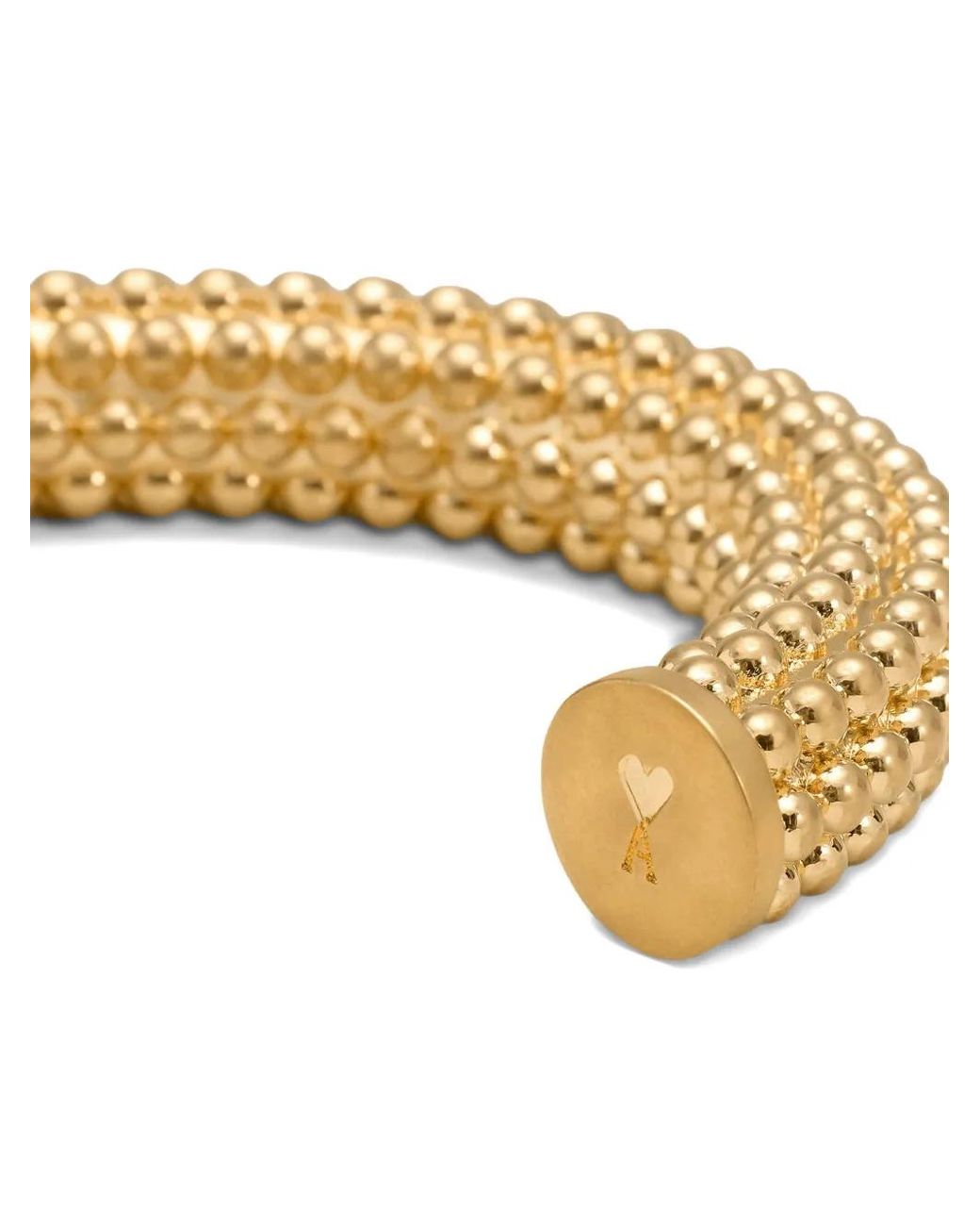 AMI Metallic Bead-Effect Bracelet