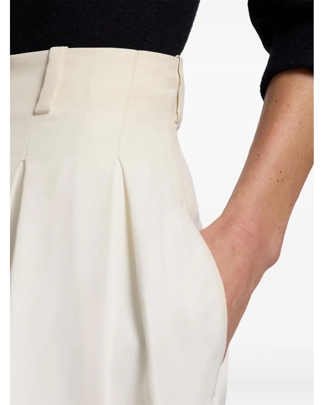 Ralph Lauren White Greer Cady Trousers