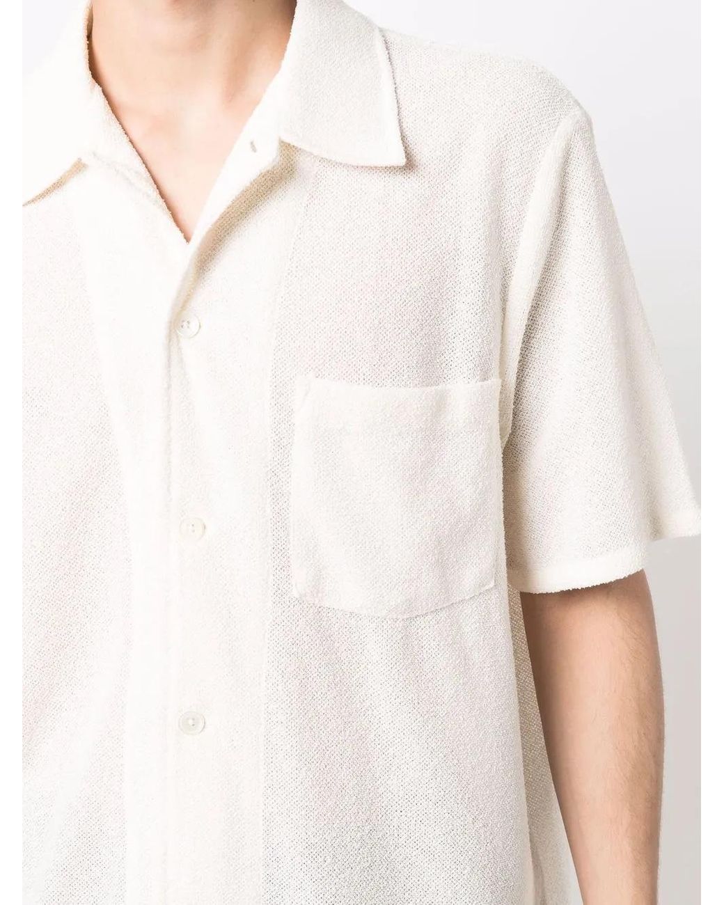 Our Legacy White Short Sleeve Shirt for men
