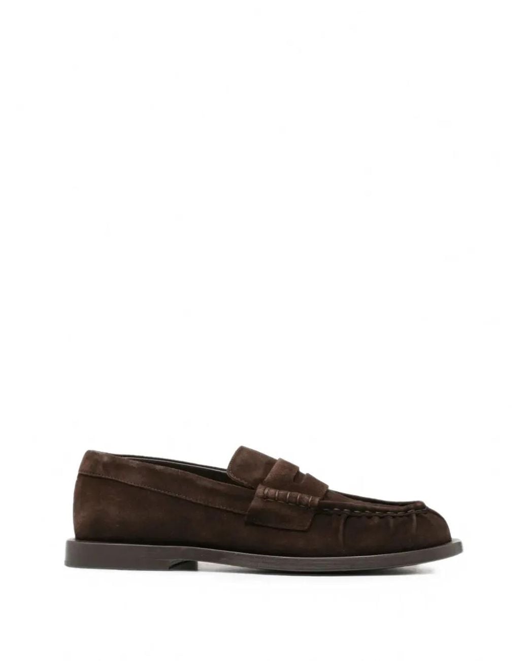 THE ANTIPODE White Rafa College Suede Loafers for men