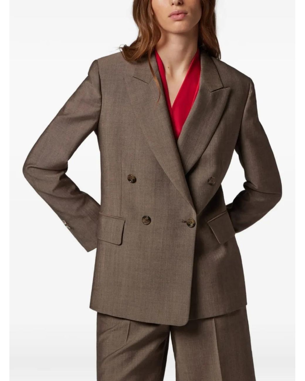 Paul Smith Brown Mohair-Wool Blazer