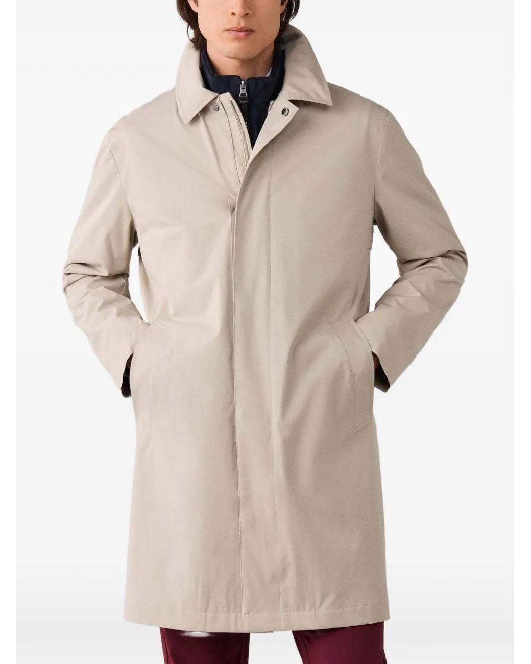 Hackett Sloane Mac Regenjas in het Natural voor heren