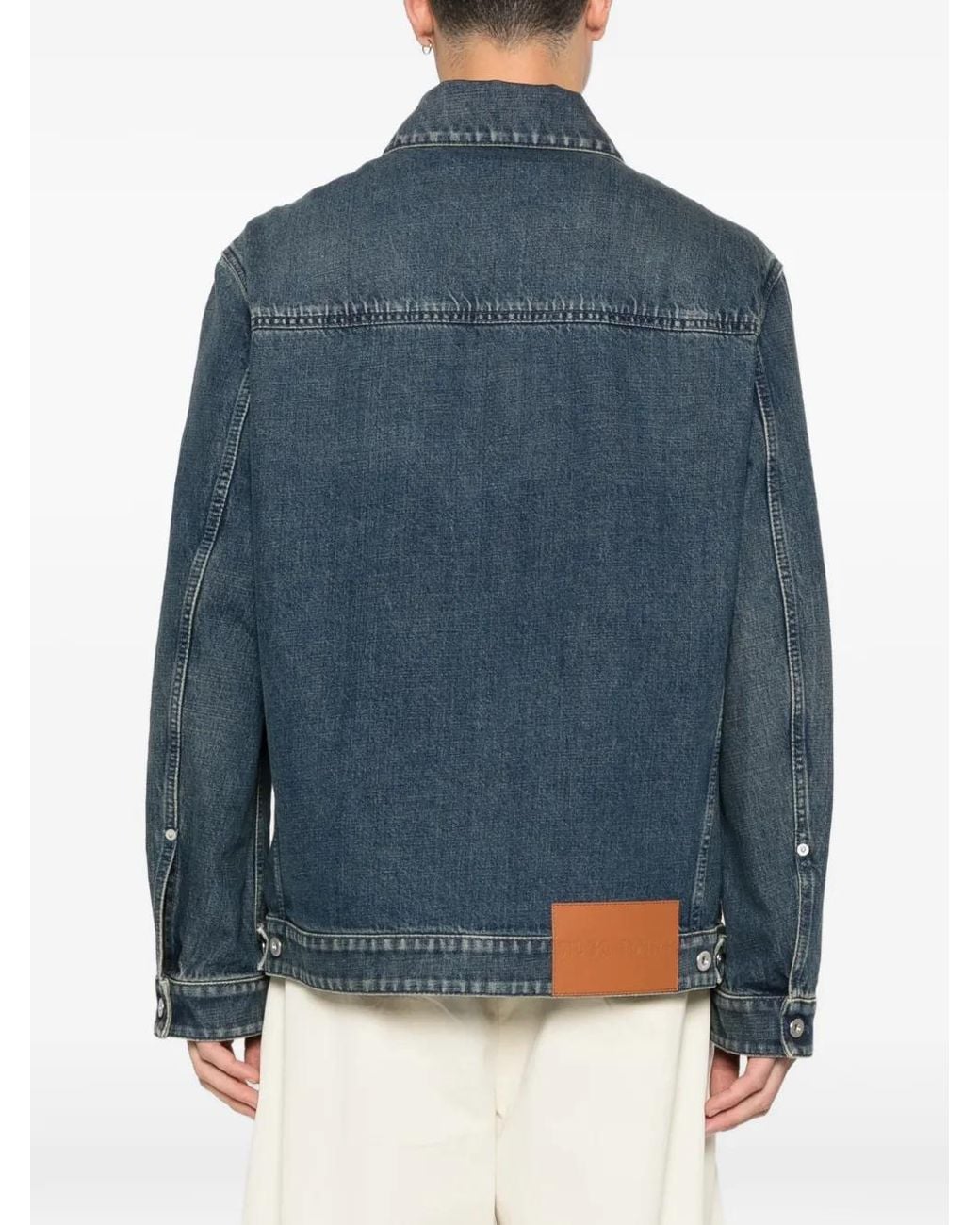 Chaqueta Vaquera Con Bolsillos Y Botones Jil Sander de hombre de color Blue